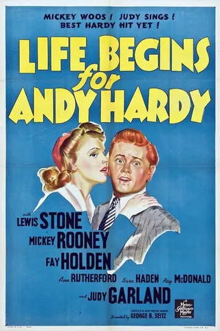 Постер Жизнь начинается для Энди Харди (1941)