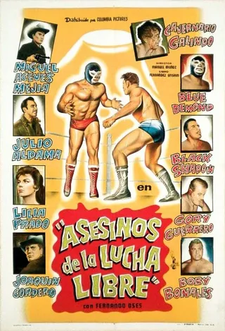 Постер Asesinos de la lucha libre (1962)