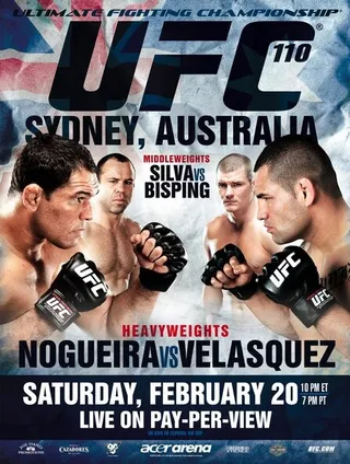 Постер UFC 110: Nogueira vs. Velasquez (2010) Постер UFC 110: Nogueira vs. Velasquez (2010)