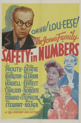 Постер Safety in Numbers (1938)