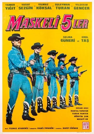 Постер Пятеро в масках (1968)
