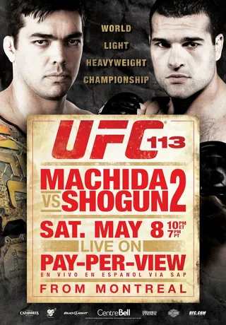 Постер UFC 113: Machida vs. Shogun 2 (2010) Постер UFC 113: Machida vs. Shogun 2 (2010)