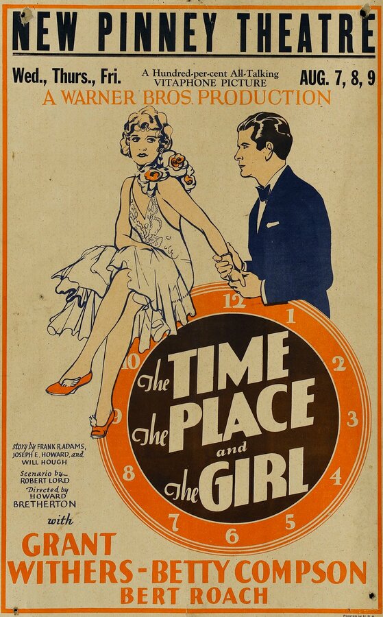Постер фильма The Time, the Place and the Girl