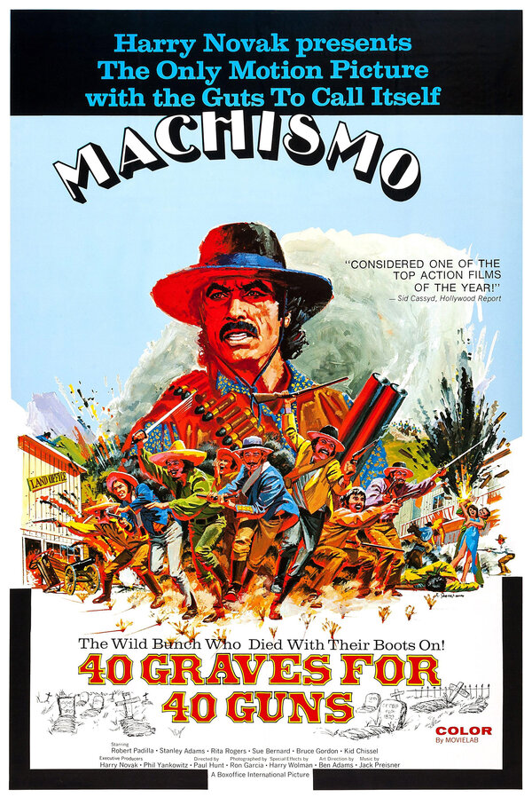 Постер фильма Machismo: 40 Graves for 40 Guns