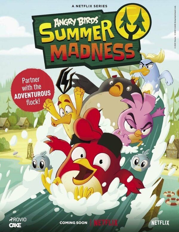 Постер сериала Angry Birds: Летнее безумие