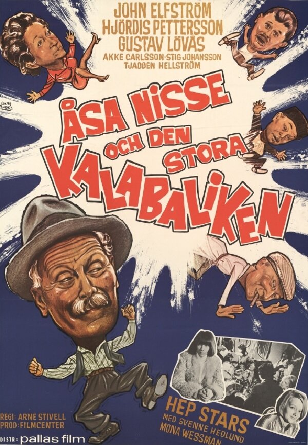 Постер фильма Åsa-Nisse och den stora kalabaliken