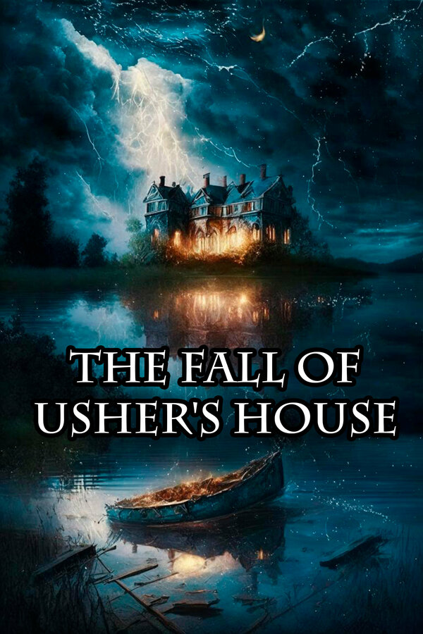 Постер фильма The fall of Usher's house