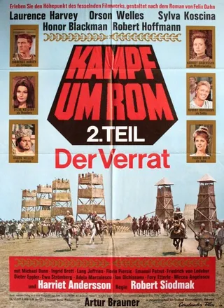 Постер Битва за Рим 2 (1968)