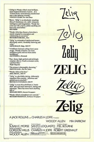 Постер Зелиг (1983)