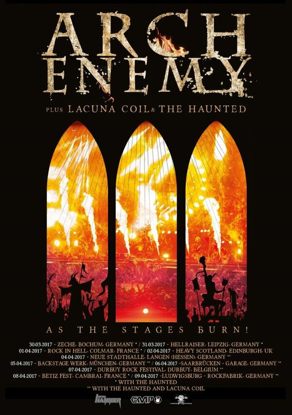 Постер фильма Arch Enemy: As the Stages Burn!
