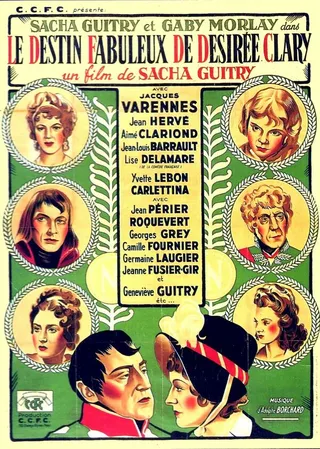 Постер Удивительная судьба Дезире Клари (1942)