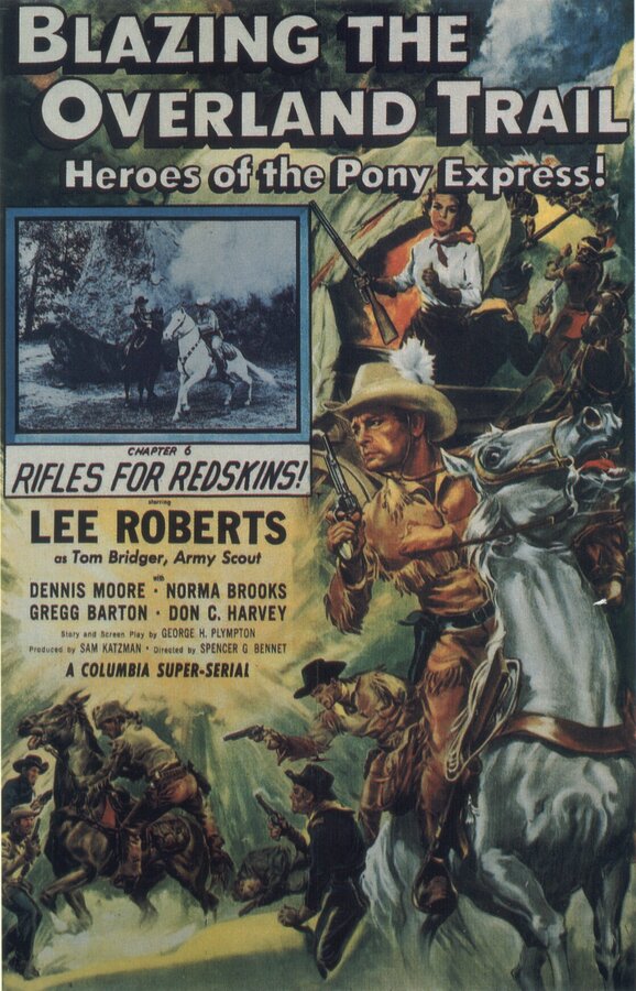 Постер фильма Blazing the Overland Trail