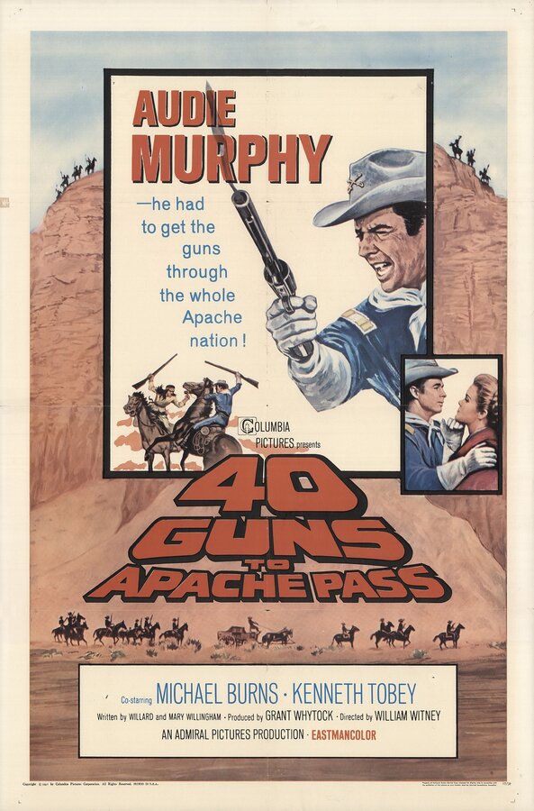Постер фильма 40 винтовок на перевале апачей