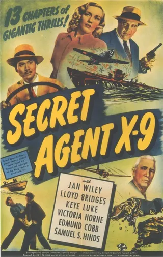 Постер Секретный агент X-9 (1945)