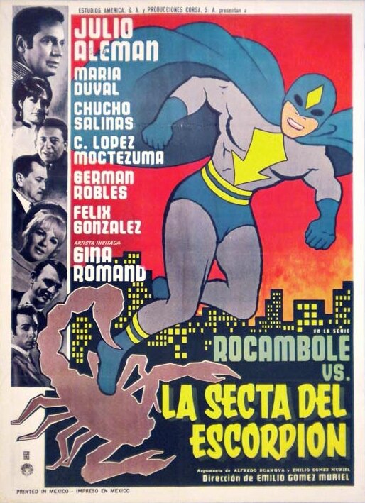 Постер фильма Rocambole contra la secta del escorpión