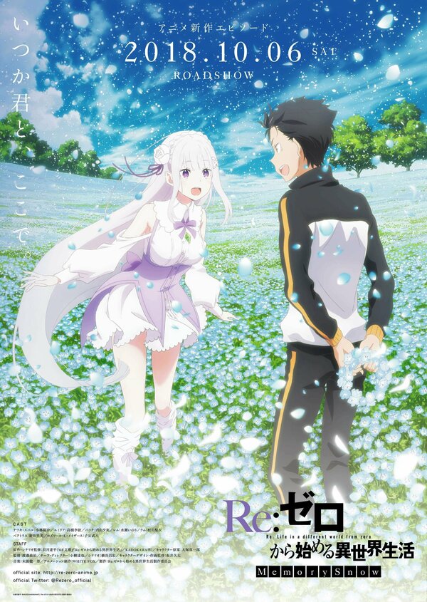 Постер фильма Re:Zero. Жизнь с нуля в другом мире: Снежные воспоминания