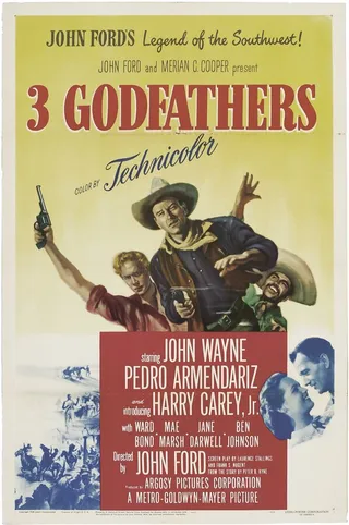 Постер 3 крестных отца (1948)