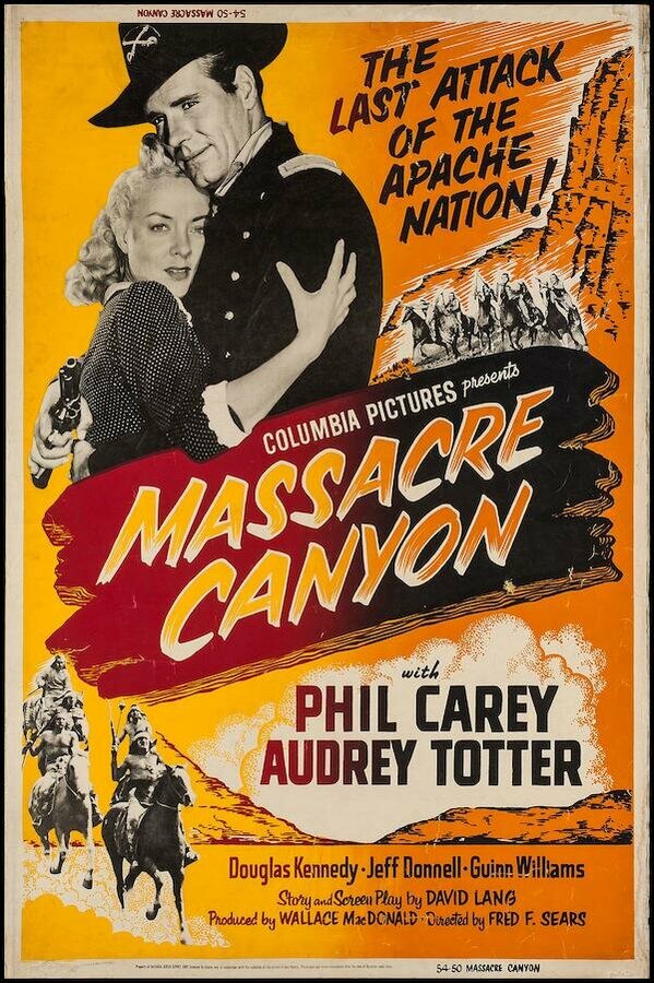 Постер фильма Massacre Canyon