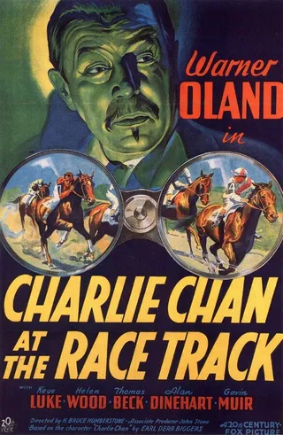 Постер Чарли Чан на скачках (1936)