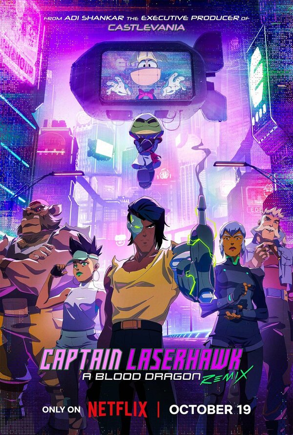 Постер сериала Капитан Лазерхоук: Blood Dragon Remix