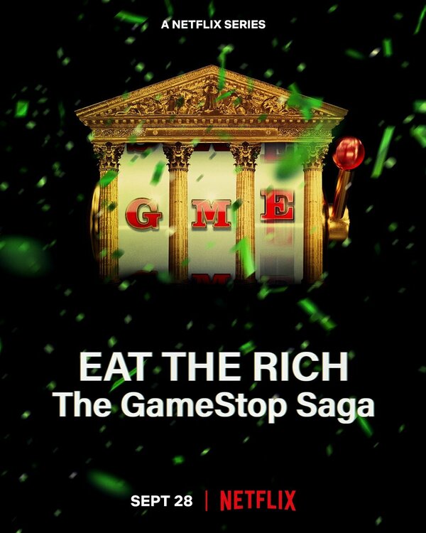 Постер сериала Ешь богатых! Сага о GameStop