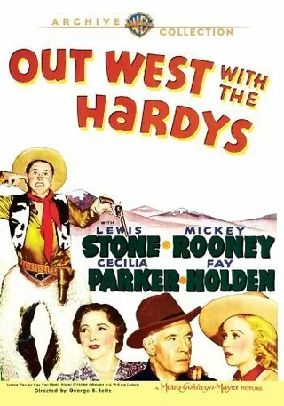 Постер На Запад с Харди (1938)