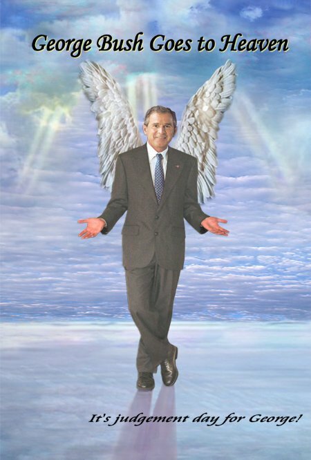Постер фильма George Bush Goes to Heaven