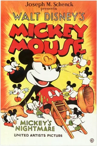 Постер Ночной кошмар Микки (1932)