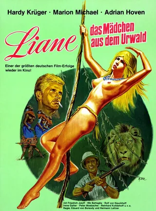 Постер Лиана, девушка из первобытного леса (1956)