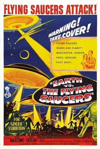 Постер Земля против летающих тарелок (1956)