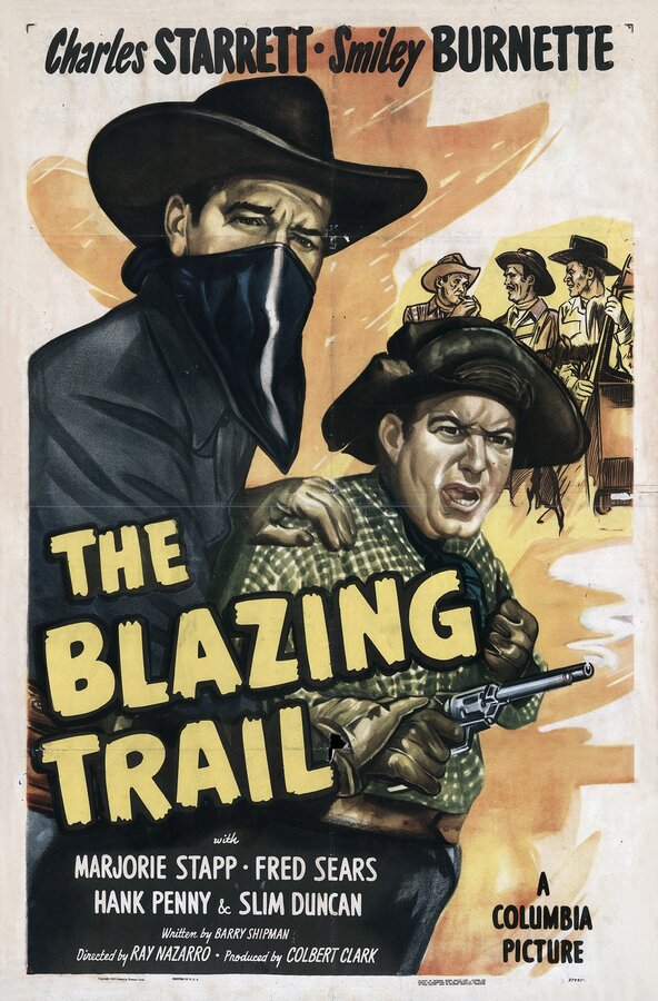 Постер фильма The Blazing Trail
