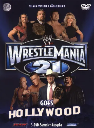 Постер WWE РестлМания 21 (2005)