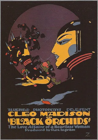Постер Черная орхидея (1917)