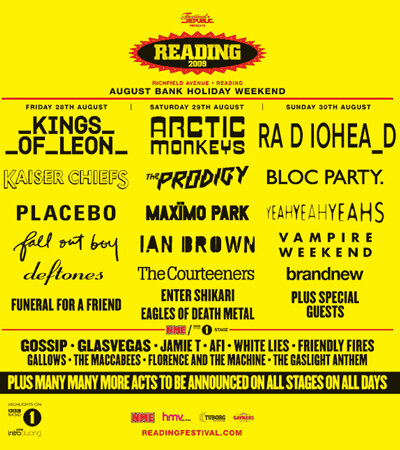 Постер сериала Фестивали Reading и Leeds 2009