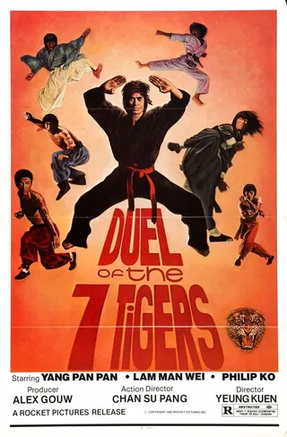 Постер Дуэль семи тигров (1979)