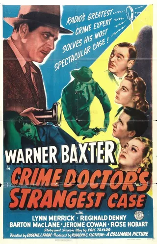 Постер Crime Doctor's Strangest Case (1943)