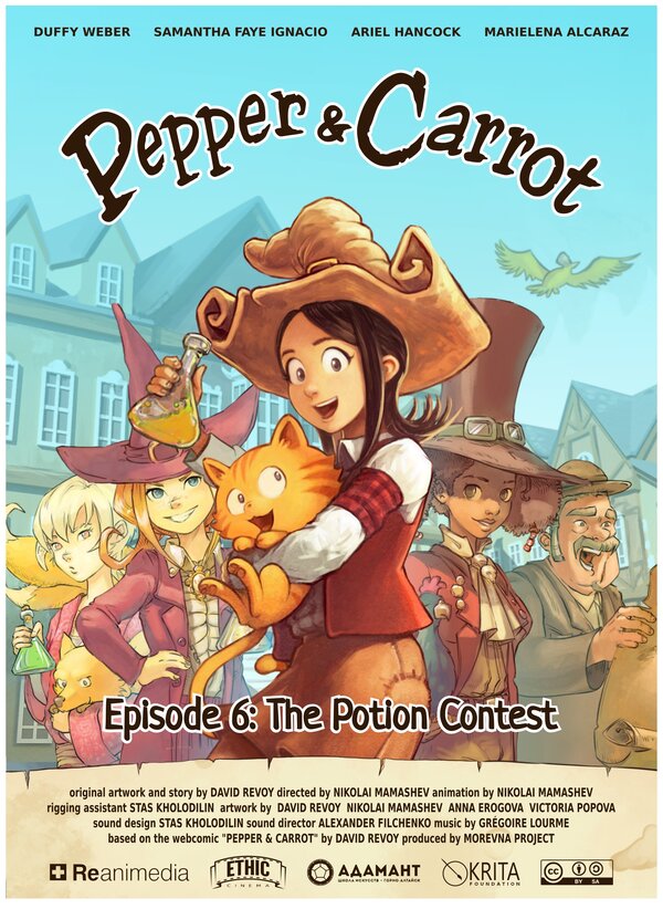 Постер сериала Пэппер и Кэррот