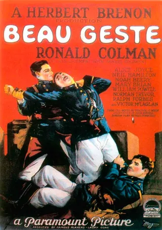 Постер Красавчик Жест (1926)