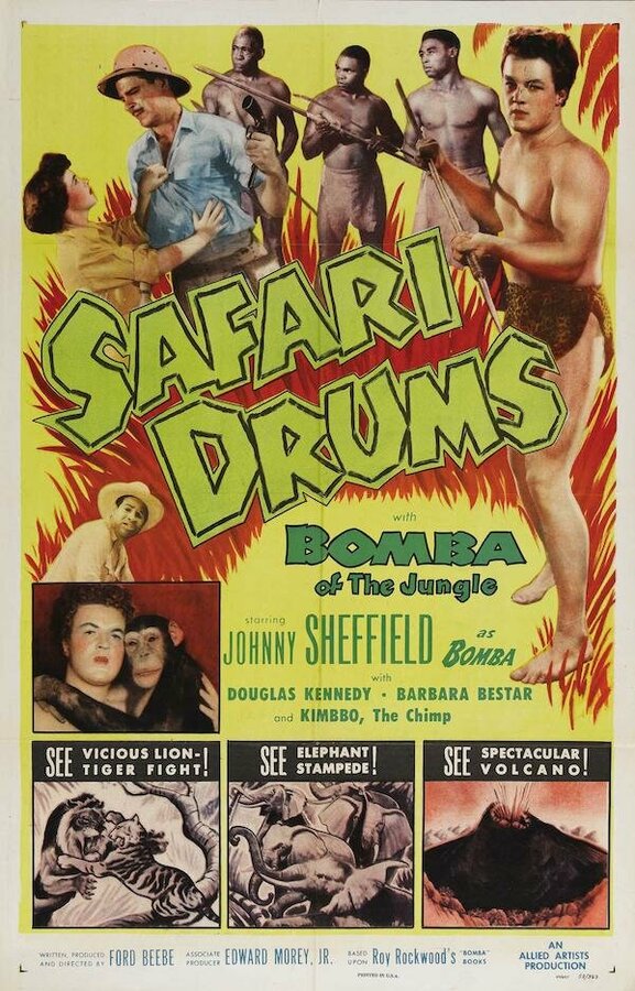 Постер фильма Safari Drums