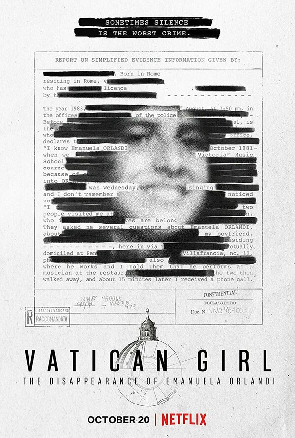 Постер сериала Девочка из Ватикана: исчезновение Эмануэлы Орланди
