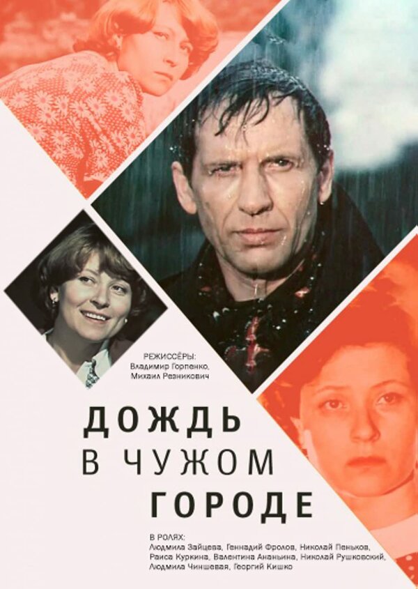 Постер фильма Дождь в чужом городе