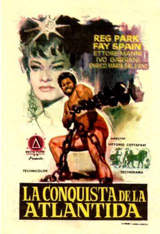 Постер Геркулес покоряет Атлантиду (1961)