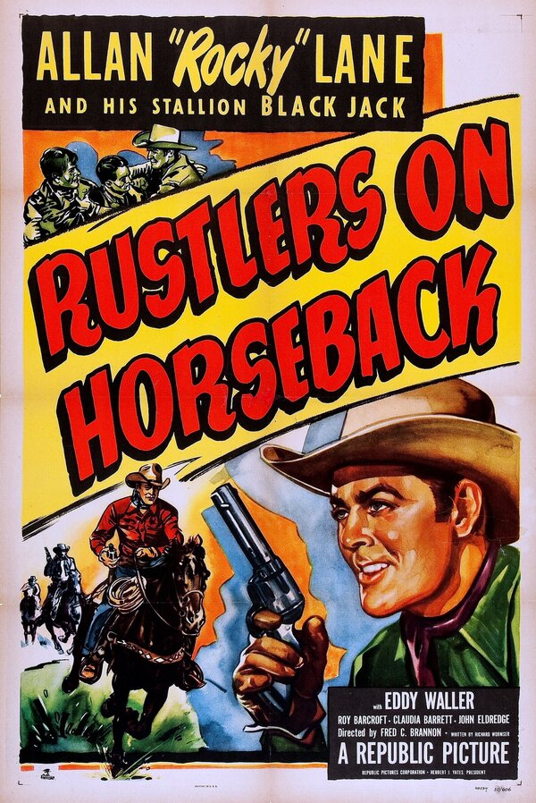 Постер фильма Rustlers on Horseback