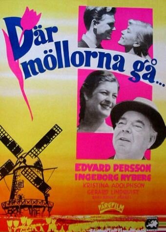 Постер фильма Där möllorna gå