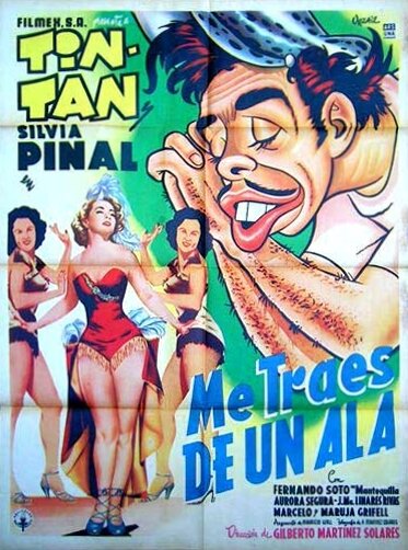 Постер фильма Me traes de un ala