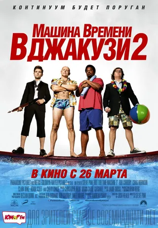 Постер Машина времени в джакузи 2 (2015)