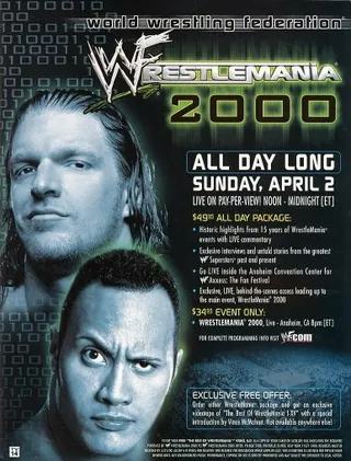 Постер WWF РестлМания 16 (2000)