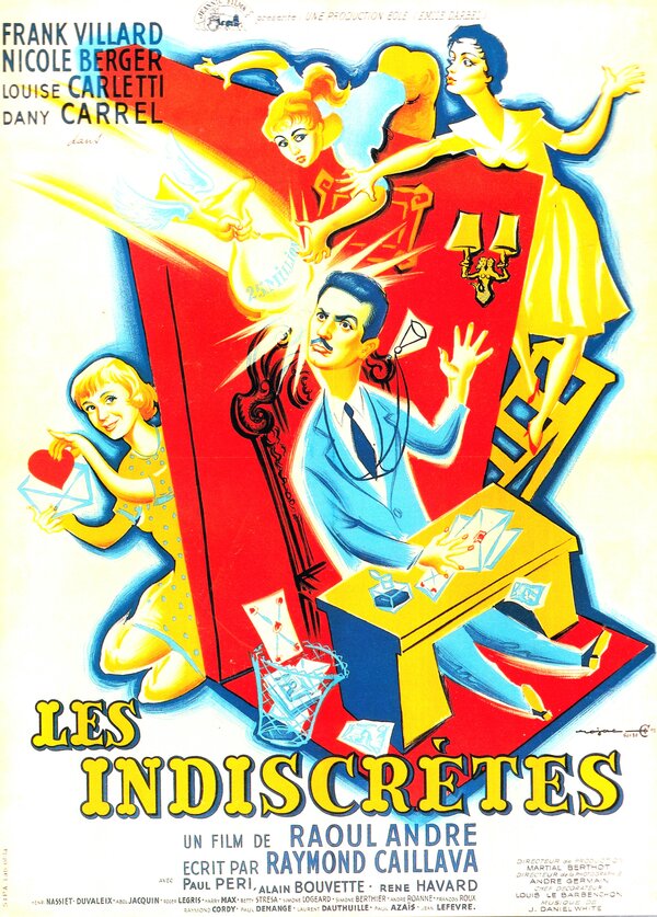 Постер фильма Les indiscrètes