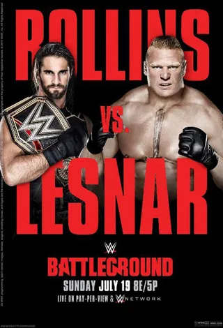 Постер WWE Поле битвы (2015)