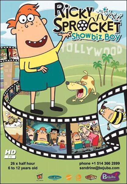 Постер сериала Рикки Спрокет — звезда шоубиза